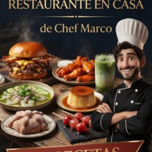 Recetario Antojos de Restaurante en Casa de Chef Marco, 30 recetas